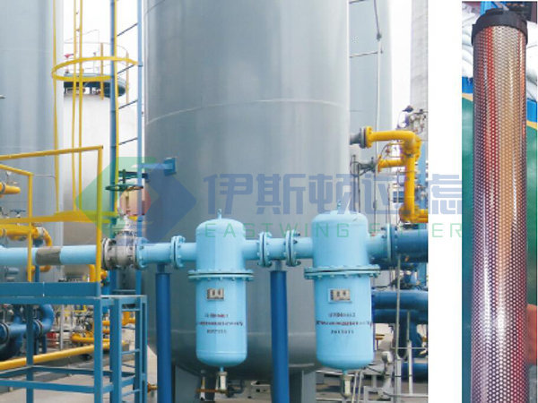 氮气粉尘管道过滤器
